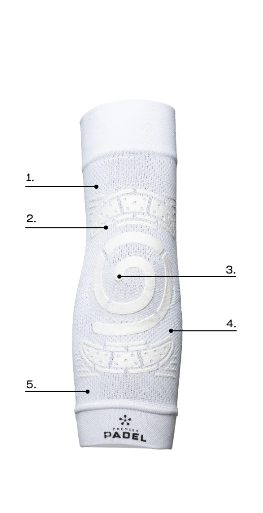 Technisches Datenblatt Ellenbogenbandage ELBOW Support Premier Padel